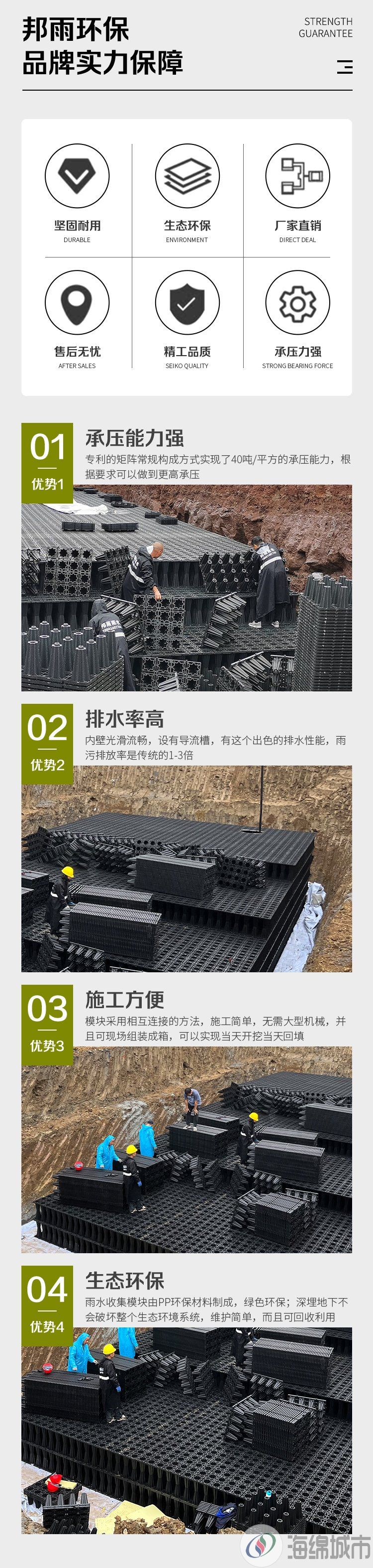 全国供应PP蓄水模块 雨水收集设备 耐腐蚀抗压强约125.00元(10)