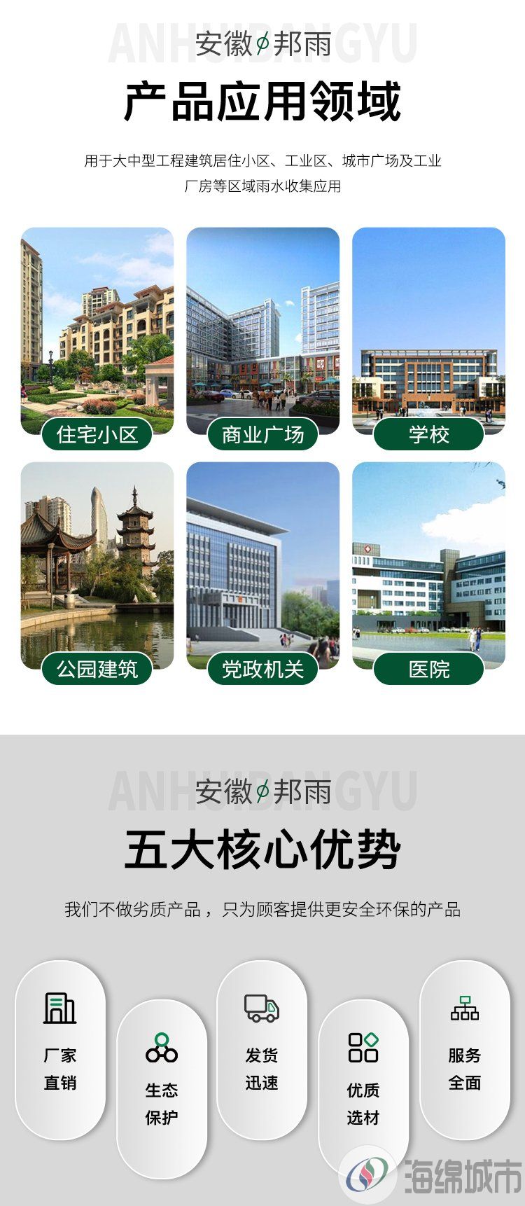 PP蓄水模块 埋地塑料模块 雨水收集回收利用系统约220.00元(图10)